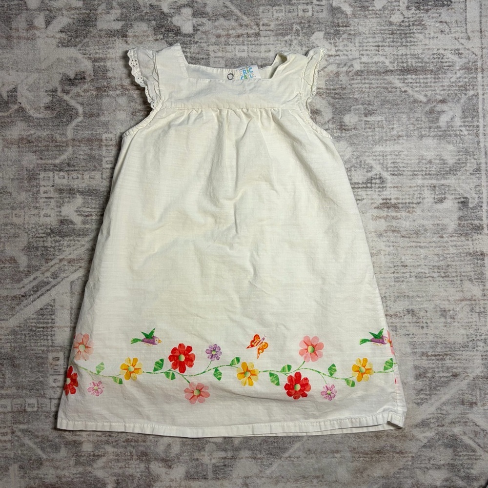 Gymboree Eric Carle Very Hungry Caterpillar Flower Garland Dress 18-24M HTF